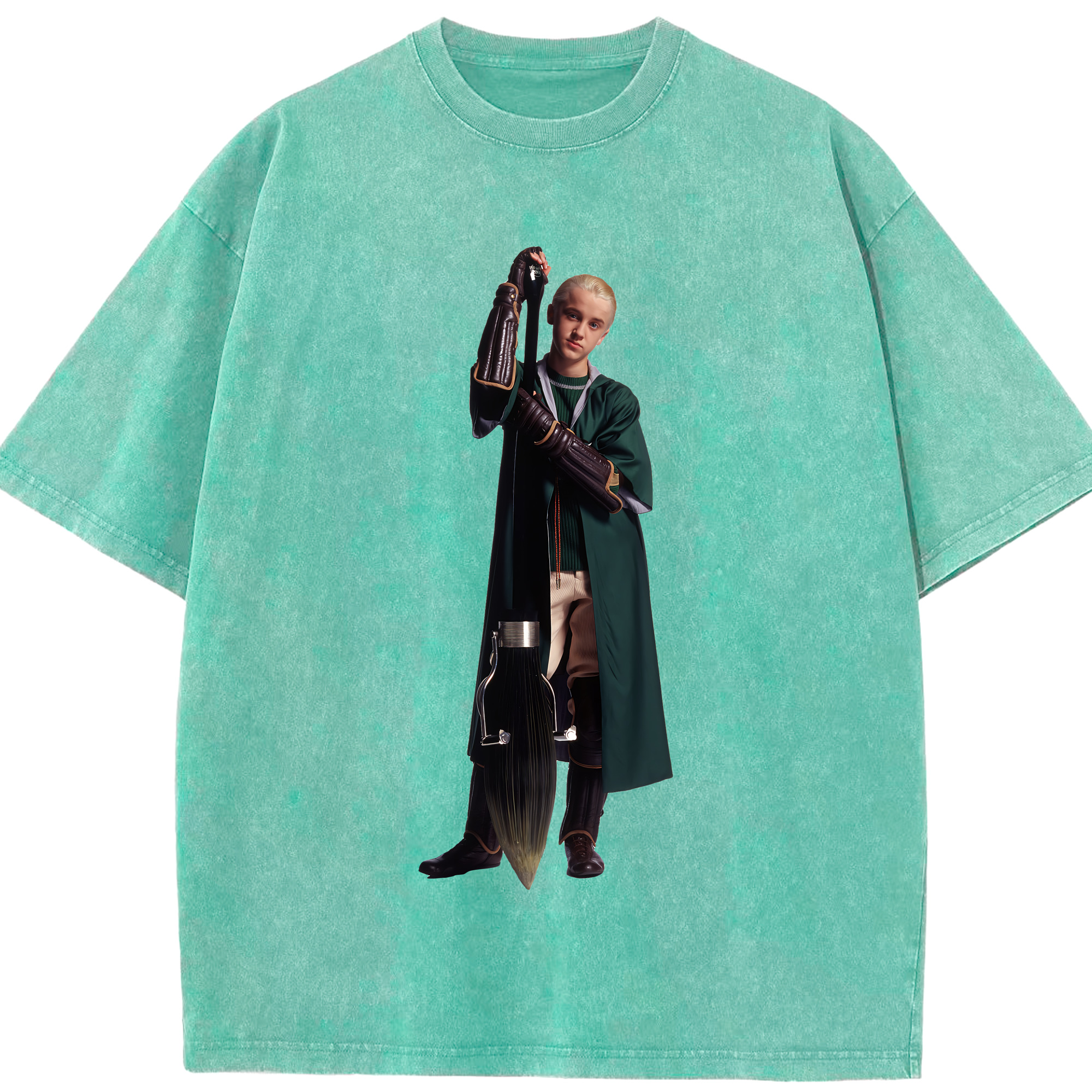 （画像用） Harry Potter ハリー・ポッターシリーズ 綿100% ヴィンテージ風 半袖Tシャツ（フロントプリント）